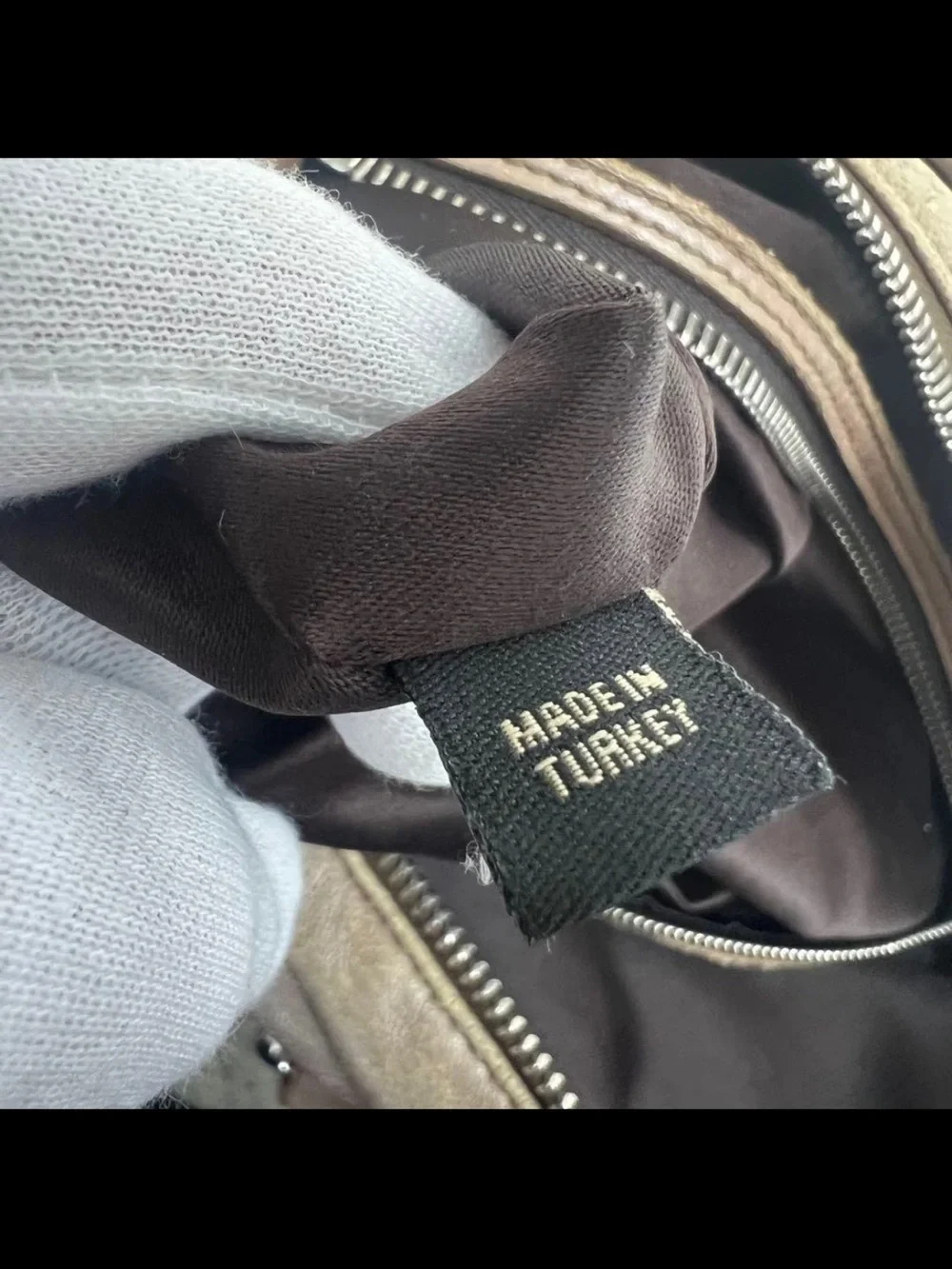 Miu Miu Quilted Leather Shoulder Bag in Taupe